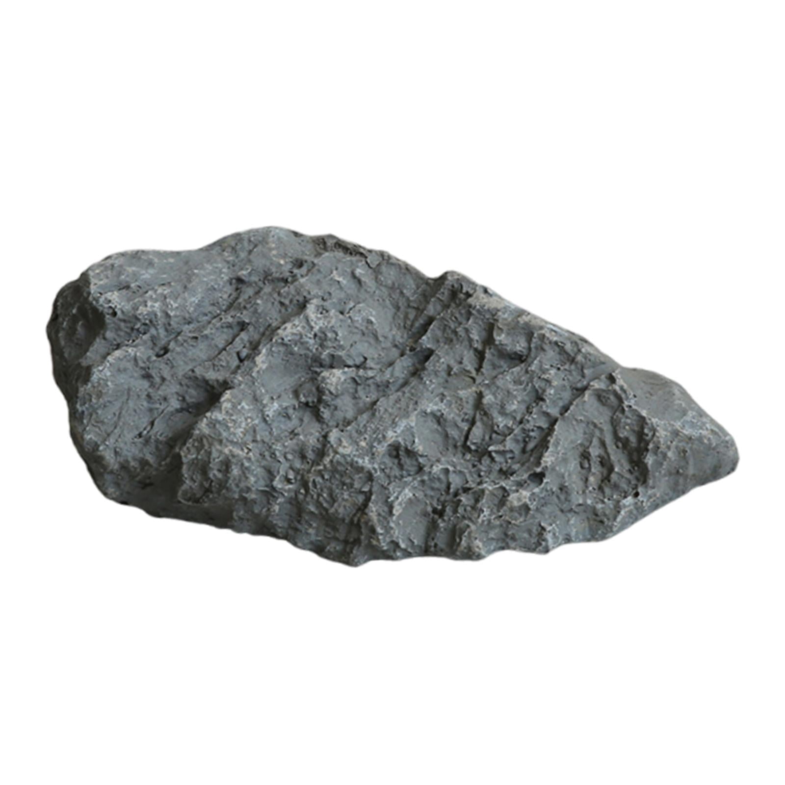 Fake Rocks Cool Decorative Garden Stone Fake Rock Highly Simulation 29x10x10cm Design ...