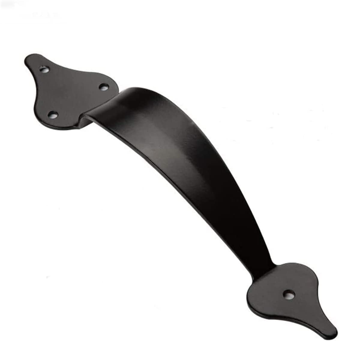 Classic Black Iron 13" Ornamental Gate Pull Handle