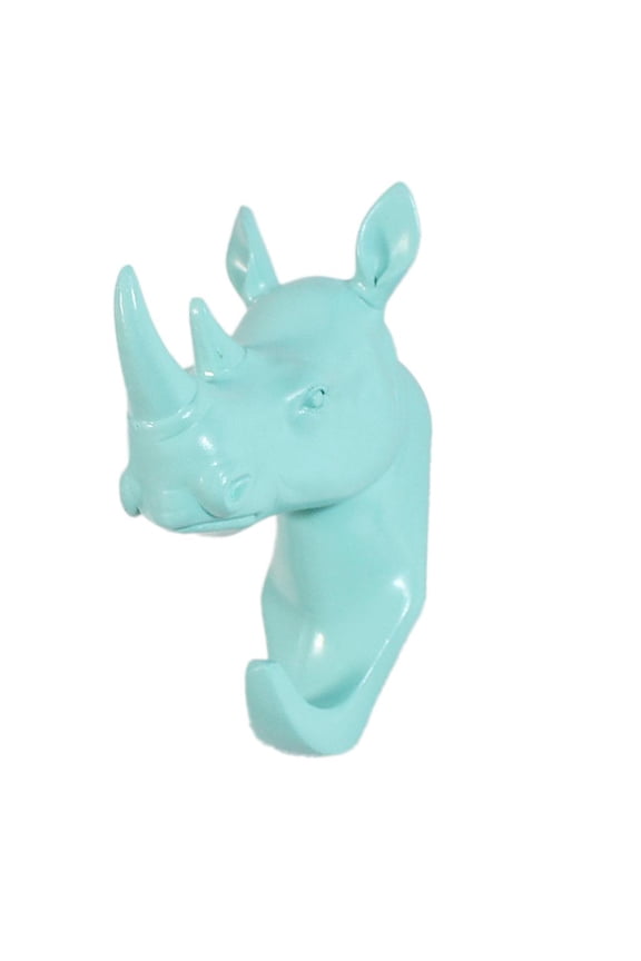 Decorative Giraffe Mount Hanger Resin Coat Hat Hook Rustic Blue, 6*12cm 6x11x12cm