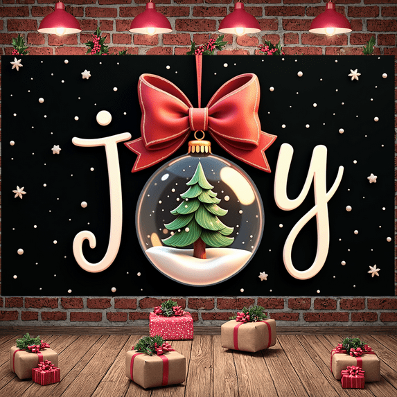 Decorative Glass Ball Christmas Ornament Holiday Decor Red Bow Winter Theme for Christmas Celebration Home Decoration Festive Season