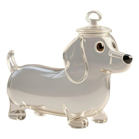 Decorative Glass Snack Storage Cans - Pet Food Containers with Airtight Lids, Cute Kitchen Countertop Storage Furniture Ornaments for Candy Cookies Dry Food Organization