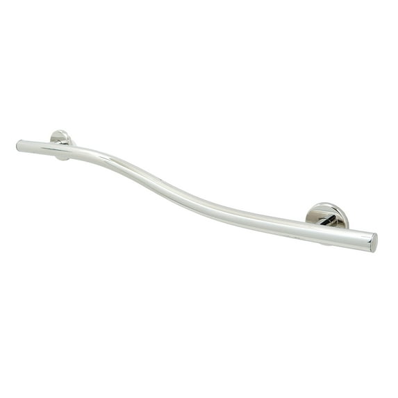 Decorative Grab Bar for Shower Bathtub - Stair Bed Toilet Home / Stand Assist & Safety Handrail / 304 Stainless Steel / Right / Polished Chrome / 36"