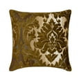 thumbnail image 1 of Decorative Green 16"x16" (40x40 cm) Throw Pillow Covers, Velvet Velvet Throw Pillows For Sofa, Damask Pattern Modern Style - Damask Room, 1 of 3