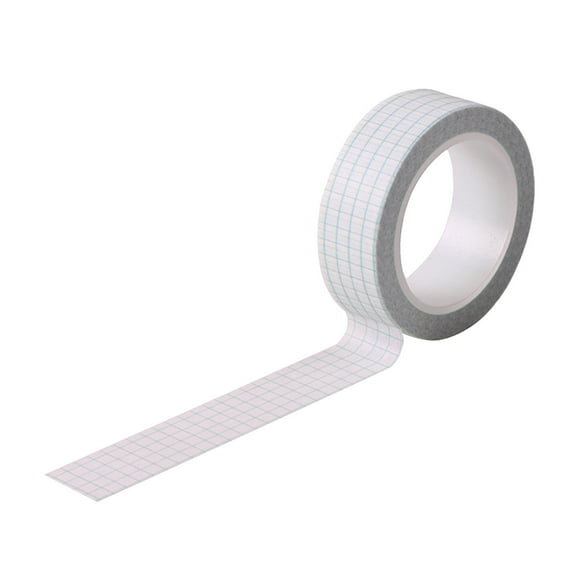 Decorative Grid Washi Tape for Scrapbooking & Journals, 15Mm X 10M Reusable Adhesive, Diy Craft Supplies, Planner Stickers, Office Stationery, Neutral Aesthetic, Double Sided Tape