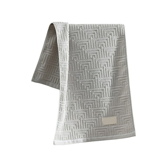 Decorative Hand Towels for Bathroom Absorbent Soft Face Towel for Bathroom Kitchen Hotel Farmhouse Decor (Gray)