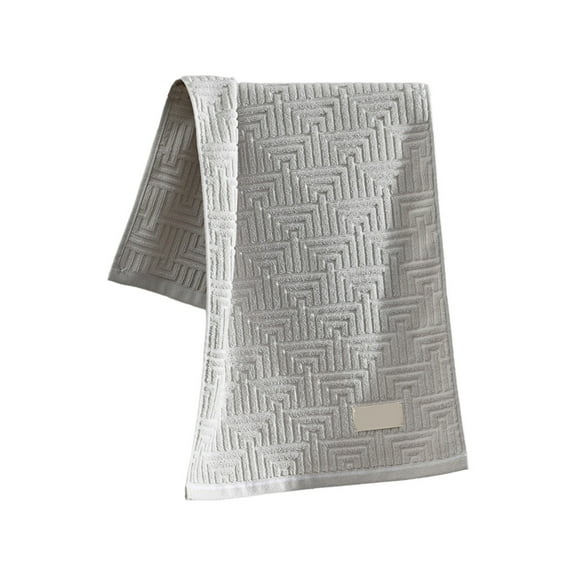 Decorative Hand Towels for Bathroom Absorbent Soft Face Towel for Bathroom Kitchen Hotel Farmhouse Decor (Gray)