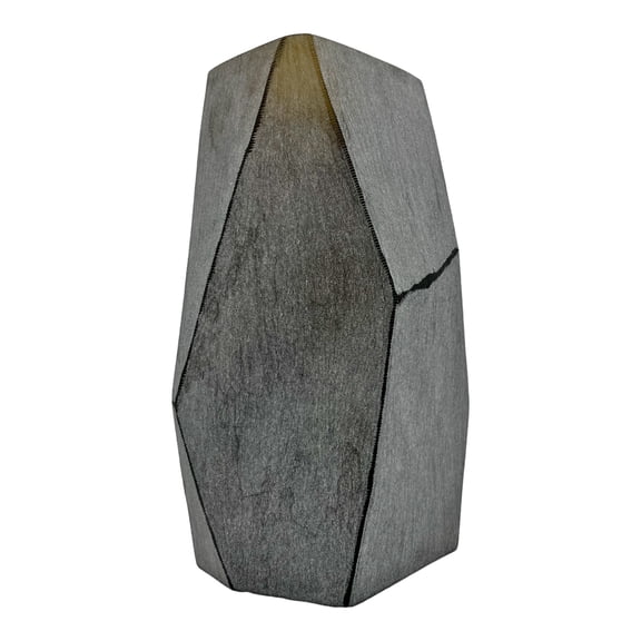 Decorative Handmade Glass Modern Vase in Grey