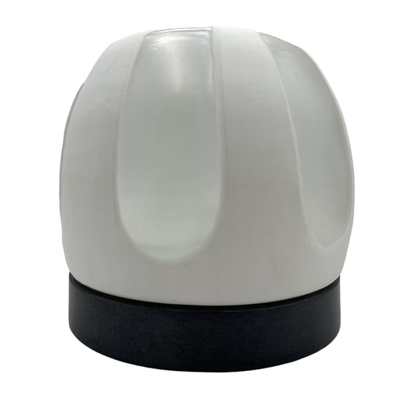 Decorative Handmade Glass Modern Vase in White