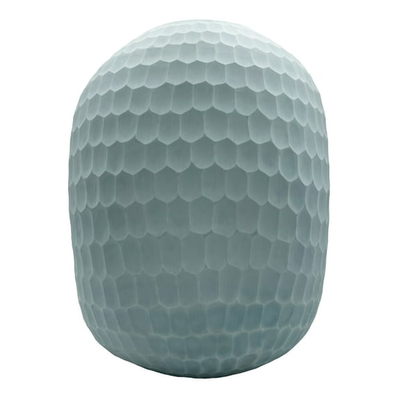 Decorative Handmade Oval Modern Flower Vase in Blue, 16