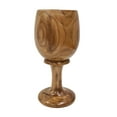 thumbnail image 1 of Decorative Handmade Wood Turned Goblet Wedding Communion Cup Drinking Chalice for Wine, Whiskey, 1 of 6