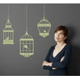 thumbnail image 1 of Decorative Hanging Birdcages Wall Decal Stickers, 1 of 4