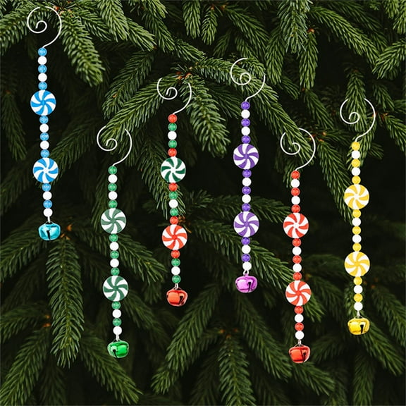 Decorative Hanging Ornament with Floral Accents and Bell for Home Garden Office Window Door Indoor Outdoor Use