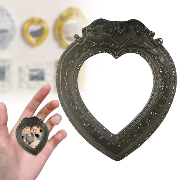 Decorative Hanging Ornaments | Picture Frames Resin Picture Frame Small Antique Resin Miniature Rectangle Wall Hanging Frames For DIY Jewelry Display Photography Mobile Phone Photo