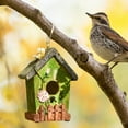 thumbnail image 1 of Decorative Hanging Resin Birdhouse Outdoor Garden Novelty Hut for Lovers, 1 of 4