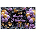 thumbnail image 1 of Decorative Happy Birthday Banner for Birthday Party Indoor Celebration, 1 of 8