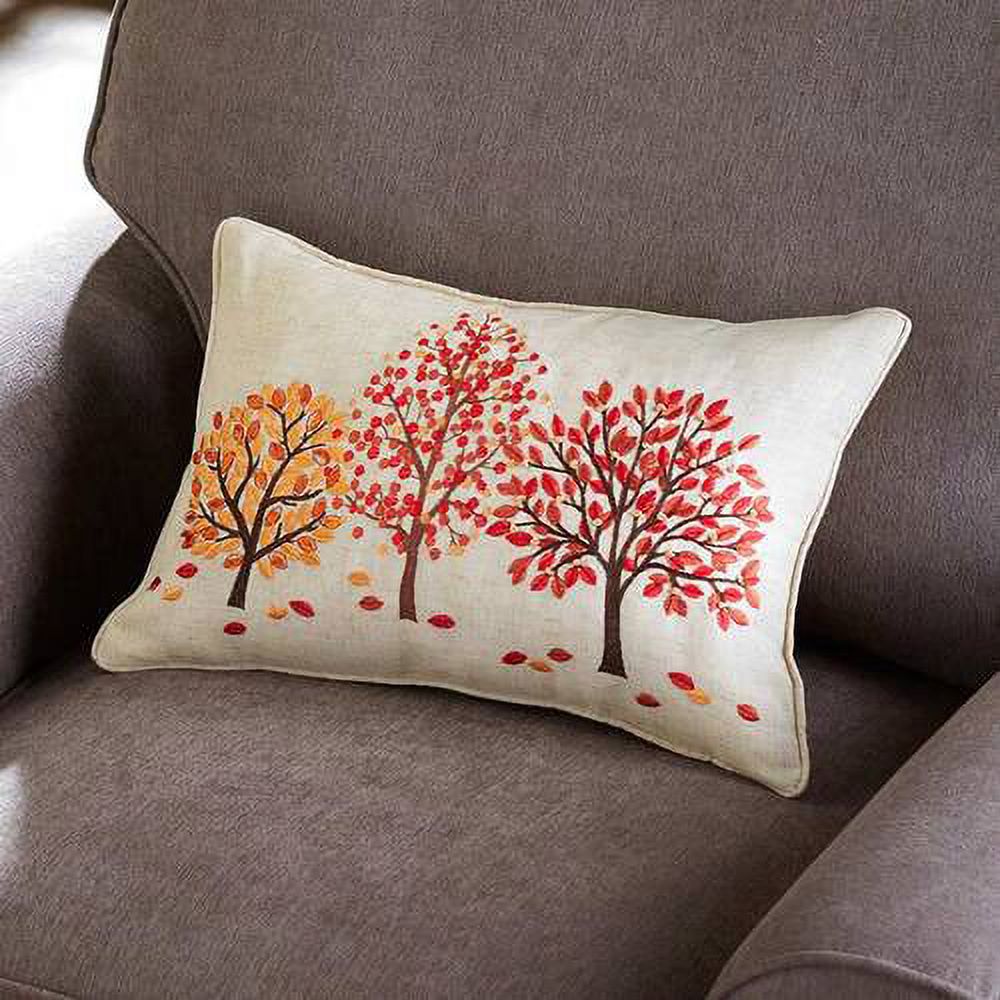 Decorative Harvest Pillows Fall Trees