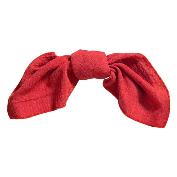 Decorative Hemmed Table Napkin, Red Washable Cotton Linen Napkin for Table Setting, Wedding Party Holiday Dinner, 16.5"x16.5" Reusable Cloth Napkin, Party Supplies
