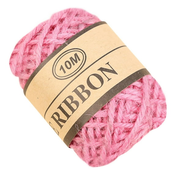 Decorative Hemp Rope under $5! CQCYD Decorative Colored Hemp Rope for DIY, 10m Jute Twine for Gift Wrapping Photo Wall, Craft String for Halloween Christmas, Natural Fiber Hanging Rope