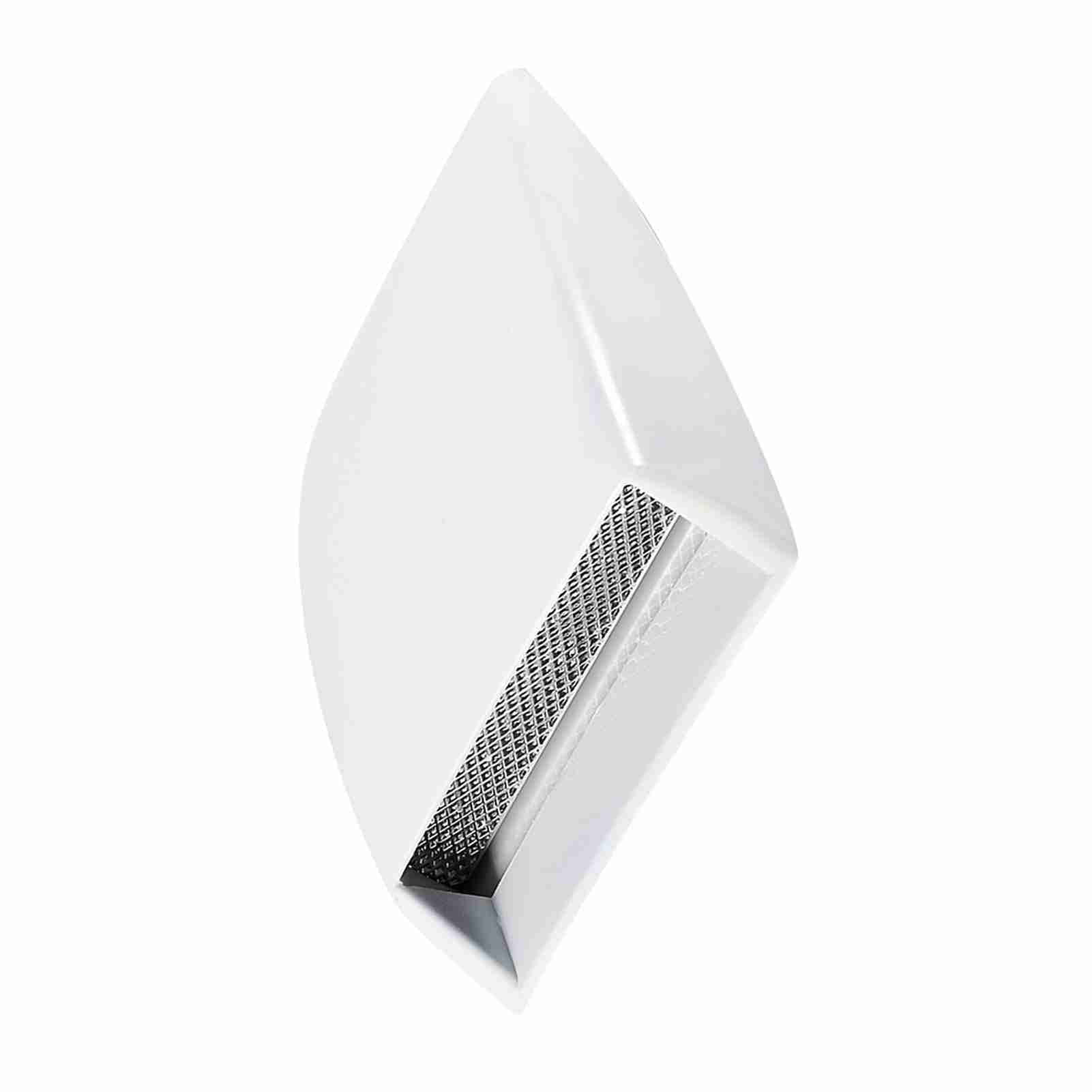 Decorative Hood Air Intake Scoop, Self,Adhesive ABS Vent For Custom Car Styling, 10" Length