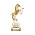 thumbnail image 1 of Decorative Horse Statue Desktop Armor Horse Accessories Statue Home Decor Tabletop Office Desk Collection Gift for Home Lovers, 1 of 7