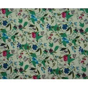 Decorative Indian Cotton Fabric Dressmaking Crafting Sewing Material By The Yard