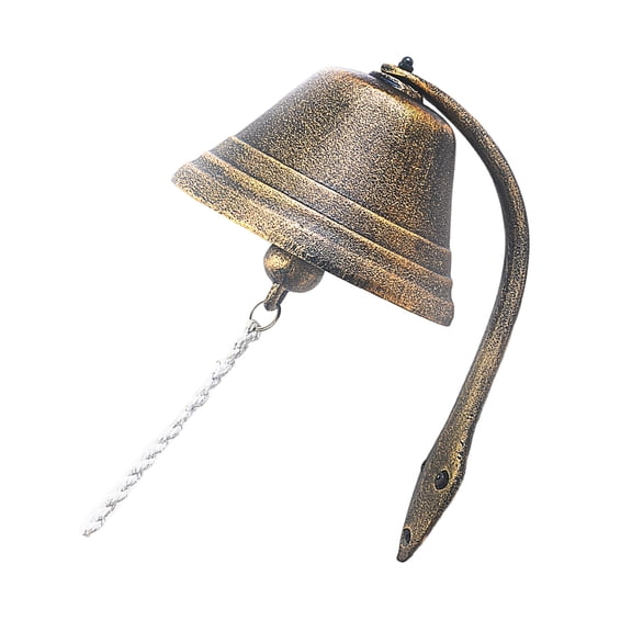 Decorative Iron Entry Gate Bells Garden Patios Wall Art Dinner Bells for Courtyards Balconies Traditional Bells