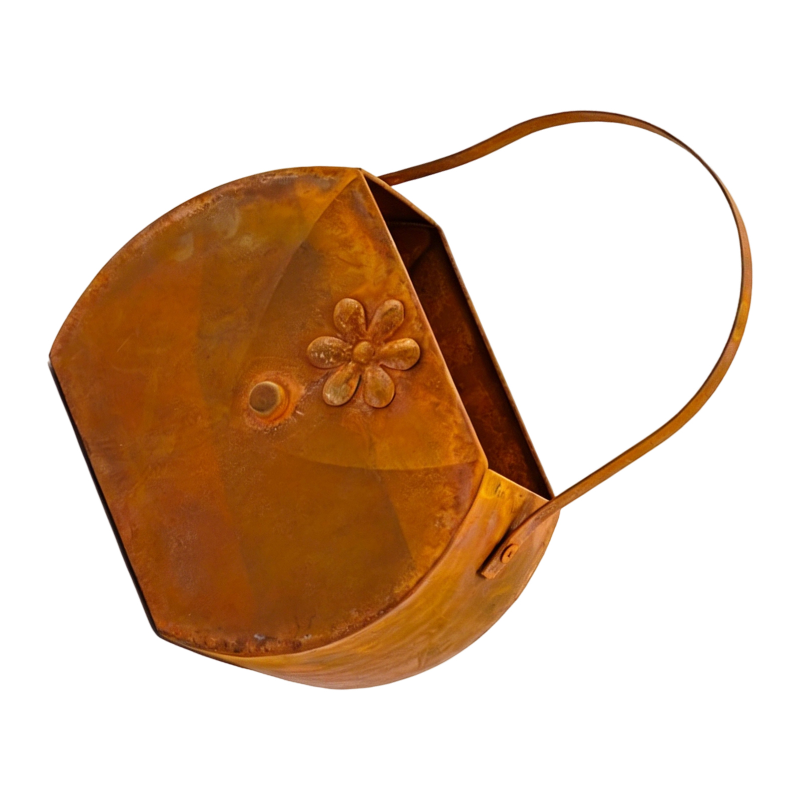 Decorative Iron Flowerpot Open Mouth Planter Container Flower Vase Decorative Vase For Party Indoor Decoration Ornament
