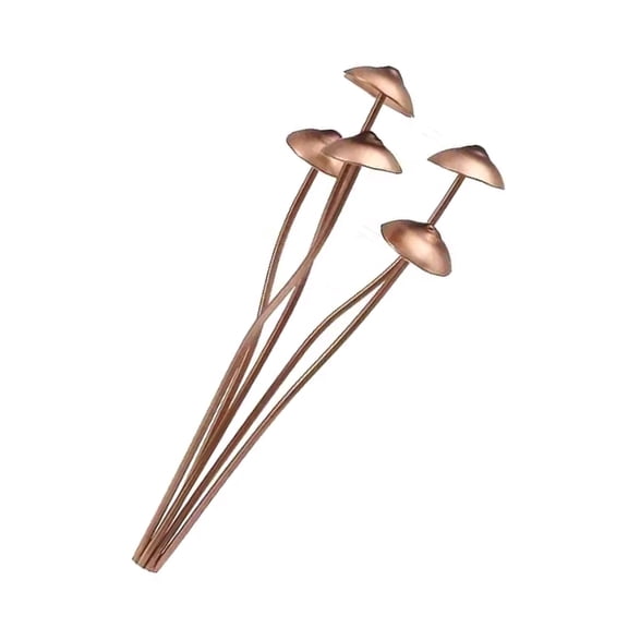 Rusty Art Metal Mushroom Garden Stake Antique Lawns Stake Landscape Ornament For Indoor Outdoor Garden Decoration
