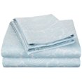 thumbnail image 1 of Decorative Italian Paisley Cotton-Rich Sheet Set - Full, Blue, 1 of 7