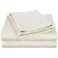 thumbnail image 1 of Decorative Italian Paisley Cotton-Rich Sheet Set - Full, White, 1 of 7