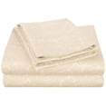 thumbnail image 1 of Decorative Italian Paisley Cotton-Rich Sheet Set Ivory / Full, 1 of 1