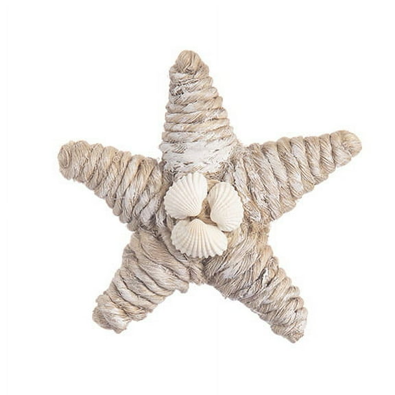 Decorative Jute & Seashell Starfish Nautical Decor