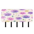 thumbnail image 1 of Decorative Key Holder Organizer Wall Mounted with 5 Hooks for Keys Mail (7.1 x 4.1 Inches) Watercolor Dandelions Pattern, 1 of 6