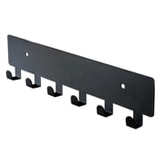 Decorative Key Holder for Wall - 6 Hook Key Organizer Rack with Adhesive & Screws - Space Saving Key Storage for Home, Office, or Dorm - Holds Keys, Lanyards & More