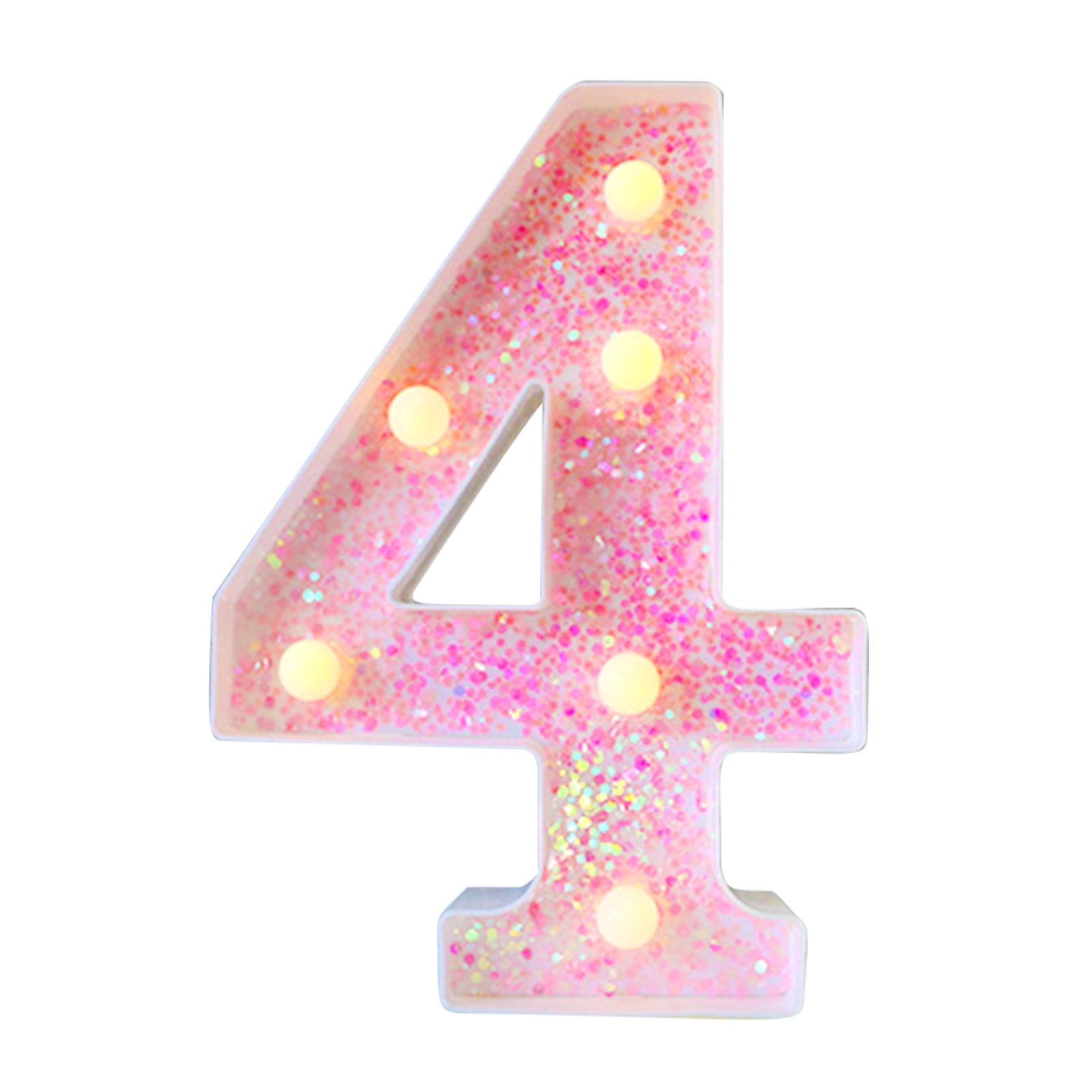 Dinosaur LED Light Up Number - 8.66 Inch Green Glowing Party Decor (Number 3)