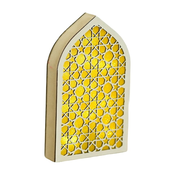 Decorative LED Lighted Ornament for Eid Festivities Ramadans Mosque Decors for Living Room or Shop Display