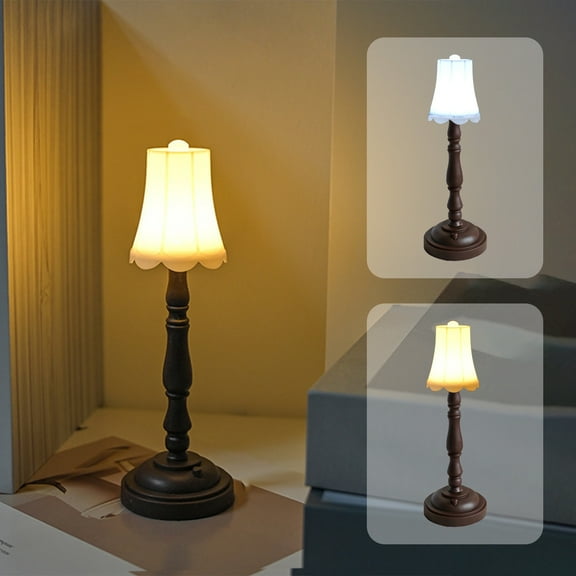 Decorative Lamp, Small Retros Night Light with LED Bulb for Living Room, Bedroom, Hallway, Patio, Indoors, Outdoors, Suitable for Family, Kitchen, Restaurant(A)