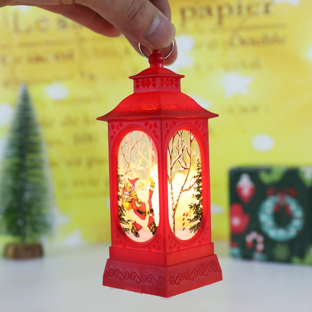 Decorative Lanterns with LED Flameless Candle, Vintage Style Indoor ...