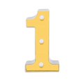 thumbnail image 1 of Decorative Led Light Up Number Letters, Plastic Marquee Number Lights Sign Party Wedding Decor Battery Operated Number, 1, 1 of 7