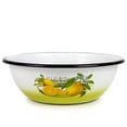 thumbnail image 1 of Decorative Lemon Kitchen Dinnerware Soup Salad Serving Bowl (2.6 qt / 2.5 L) Enamel Serving Bowl, 1 of 8