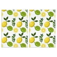 thumbnail image 1 of Decorative Lemon Kitchen Towels Set of 2, Absorbent 18x26 Fruit Dish Towels, Soft Cotton Tea Hand Towels for Kitchen and Dining, 1 of 3