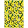 thumbnail image 1 of Decorative Lemon Kitchen Towels Set of 4, 18x26 Inch Fruit Dish Towels, Soft Absorbent Tea Towels for Summer Kitchen or Bar Use, 1 of 3