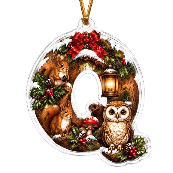 Decorative Letter Hanging Pendant That Spells Names and Words, Creative Initial Accent for Walls, Doors, Windows and Everyday Home Display Styling