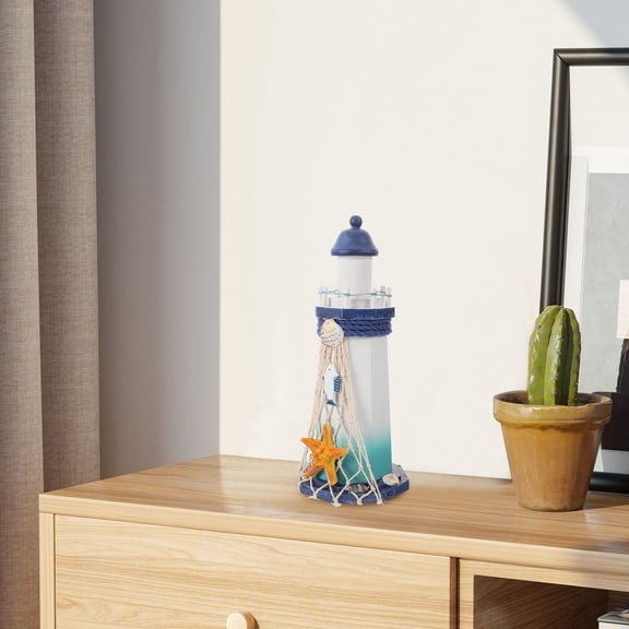 Decorative Lighthouse Figurine Nautical Theme Unique Lighthouse Living Room 1Pack