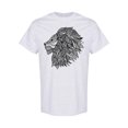 thumbnail image 1 of Decorative Lion Head  T-Shirt Men -Image by Shutterstock, Male Large, 1 of 2