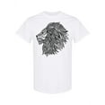thumbnail image 1 of Decorative Lion Head  T-Shirt Men -Image by Shutterstock, Male XX-Large, 1 of 2