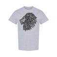 thumbnail image 1 of Decorative Lion Head  T-Shirt Men -Image by Shutterstock, Male XX-Large, 1 of 2