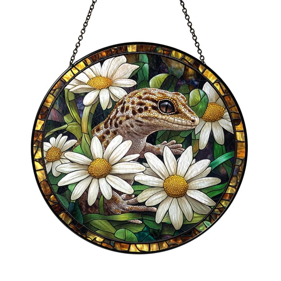 Decorative Lizard Glass Suncatcher for Window