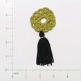 thumbnail image 1 of Decorative Loop Frog Tassel Embellishment - 4" x 2, 1 of 5