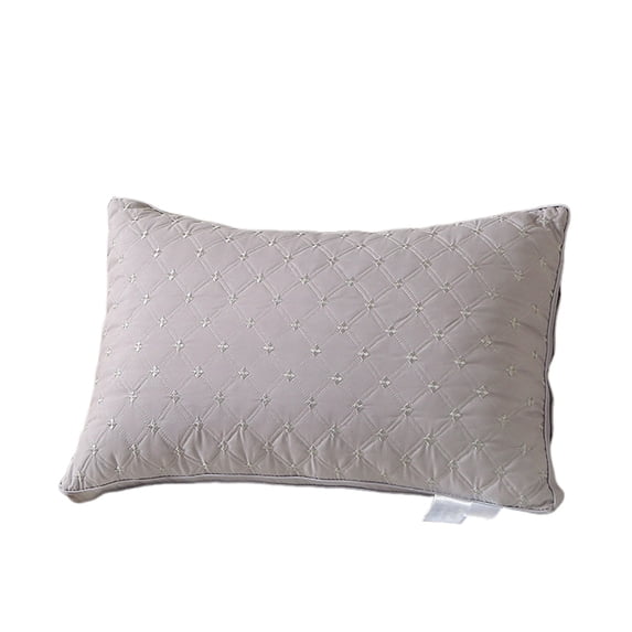 Decorative Lumbar Pillow,Contemporary Jacquard Oblong Cushion Geometric, Crystal Embroidery Pillow for Bed, Couch, Sofa, Modern Home Decor-Crystal Matrix(Gray)